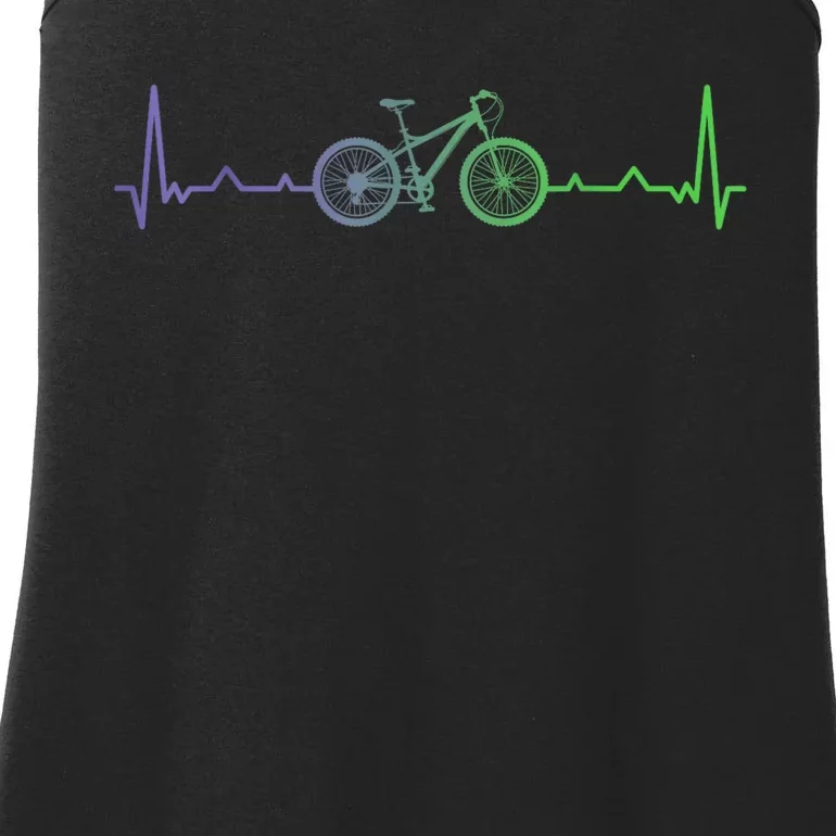 Bicycle Heartbeat Mountain Bike MTB Ladies Essential Tank