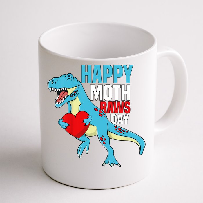 Boy Happy Mothers Day Son For Mommy Rawr Trex Dino Front & Back Coffee Mug