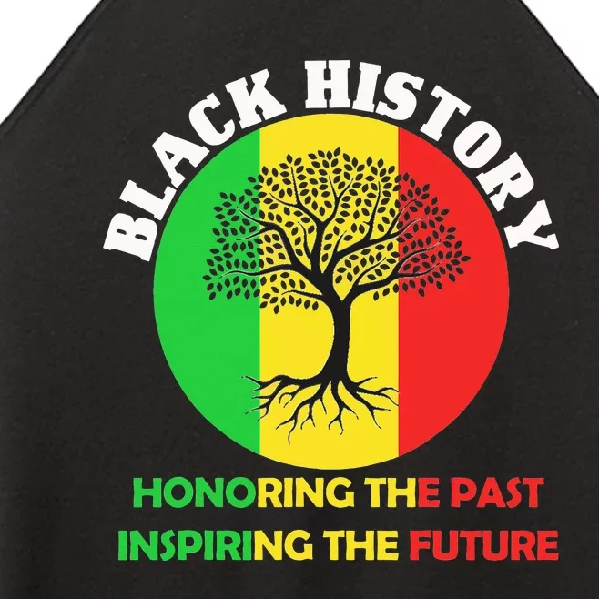 Black History Month Hononring Past Inspiring Future Gifts Women’s Perfect Tri Rocker Tank