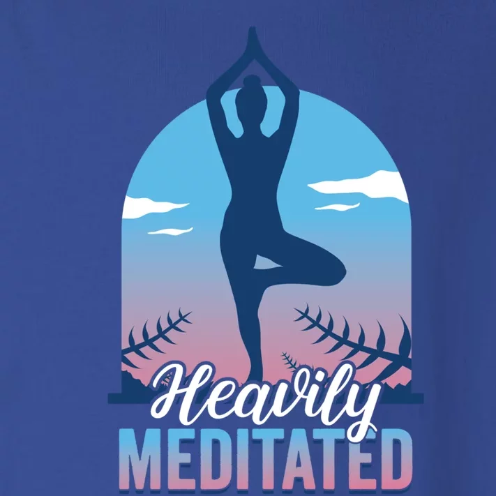 Buddhist Heavily Meditated Meditation Yoga Instructor Gift Toddler Long Sleeve Shirt