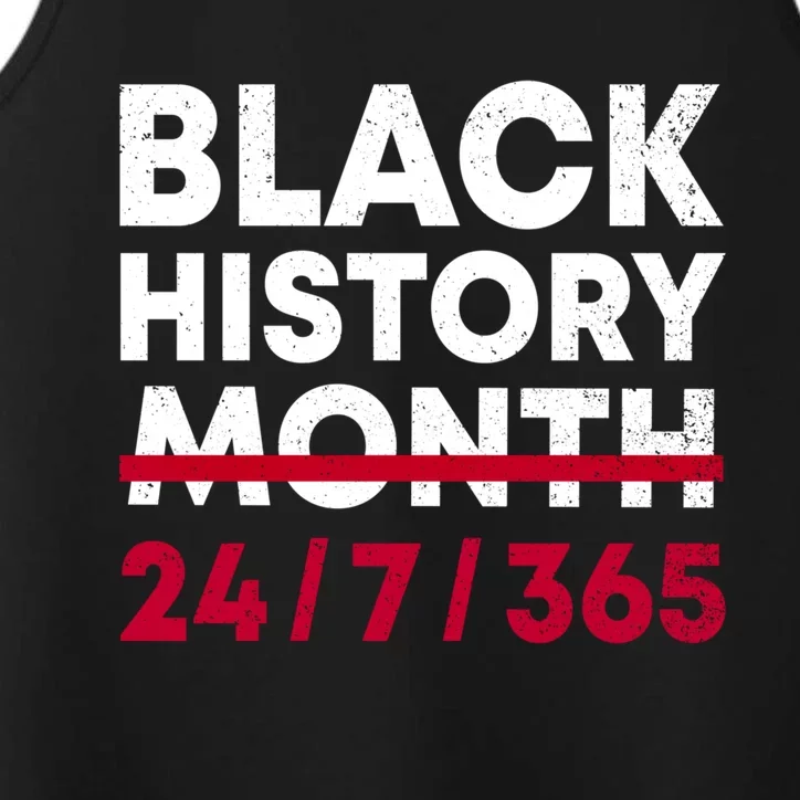 Black History Month 24gift7gift365 African American Pride Leader Great Gift Performance Tank