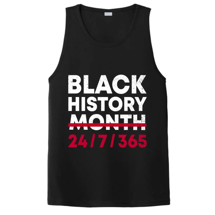 Black History Month 24gift7gift365 African American Pride Leader Great Gift Performance Tank