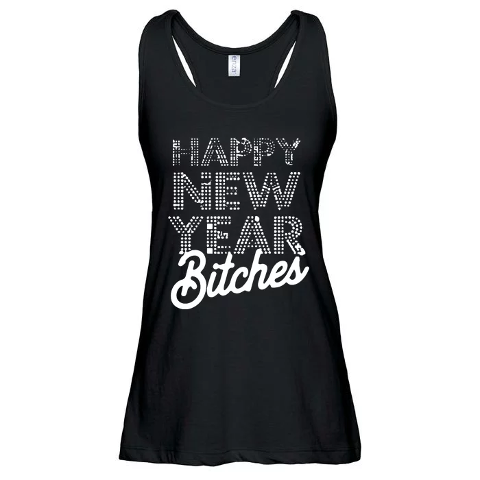 Bling Happy New Year Bitches Happy New Year Premium Ladies Essential Flowy Tank