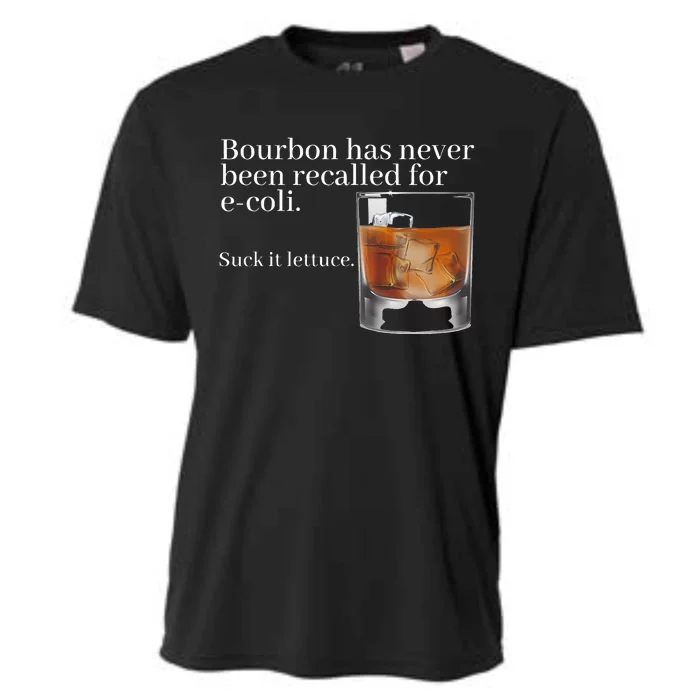 Bourbon Has Never Been Recalled For Ecoli Suck It Lettuce Cooling Performance Crew T-Shirt