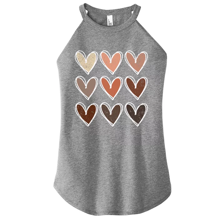 Beauty Has No Skin Tone Black History Melanin African Gift Women’s Perfect Tri Rocker Tank