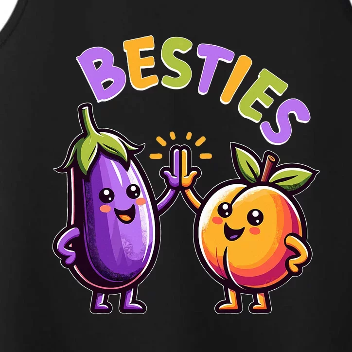 Besties Hilarious Naughty Humor Joke Saying Gag Performance Tank