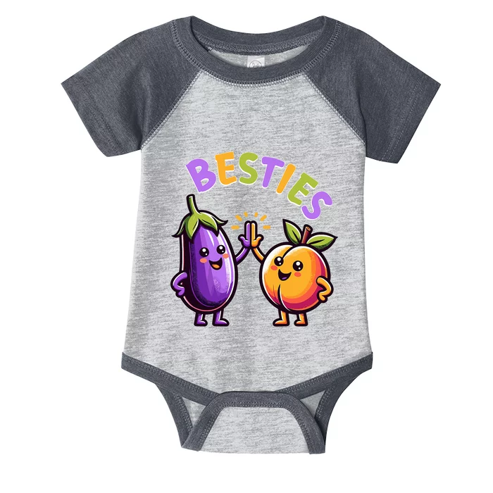 Besties Hilarious Naughty Humor Joke Saying Gag Infant Baby Jersey Bodysuit