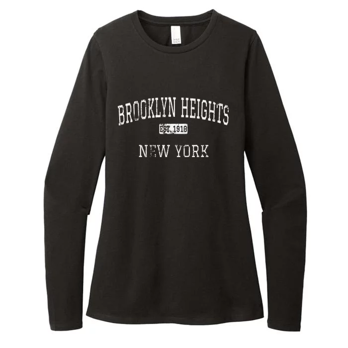 Brooklyn Heights New York Brooklyn Ny Vintage Womens CVC Long Sleeve Shirt