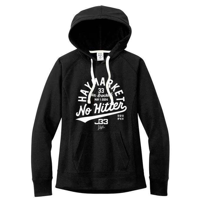 Bbbprinting Haymarket No Hitter Women's Fleece Hoodie