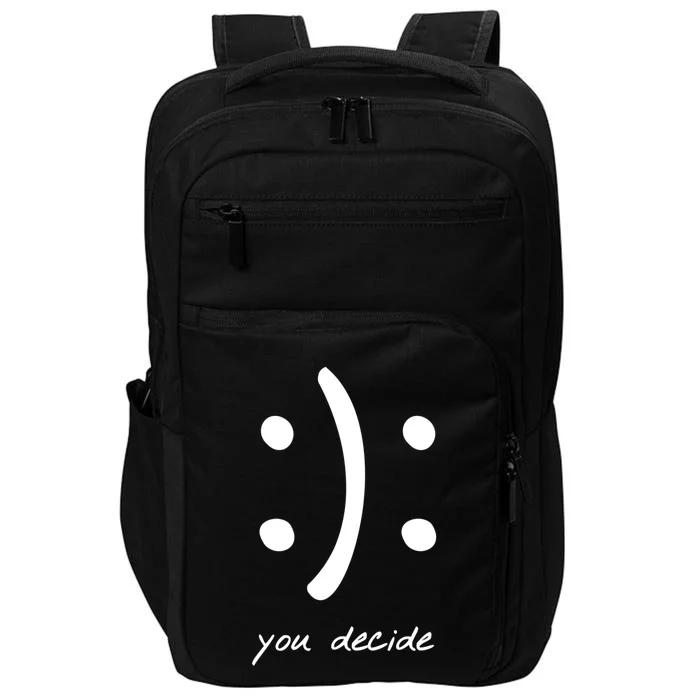 Bipolar Happy Or Sad Gift Impact Tech Backpack