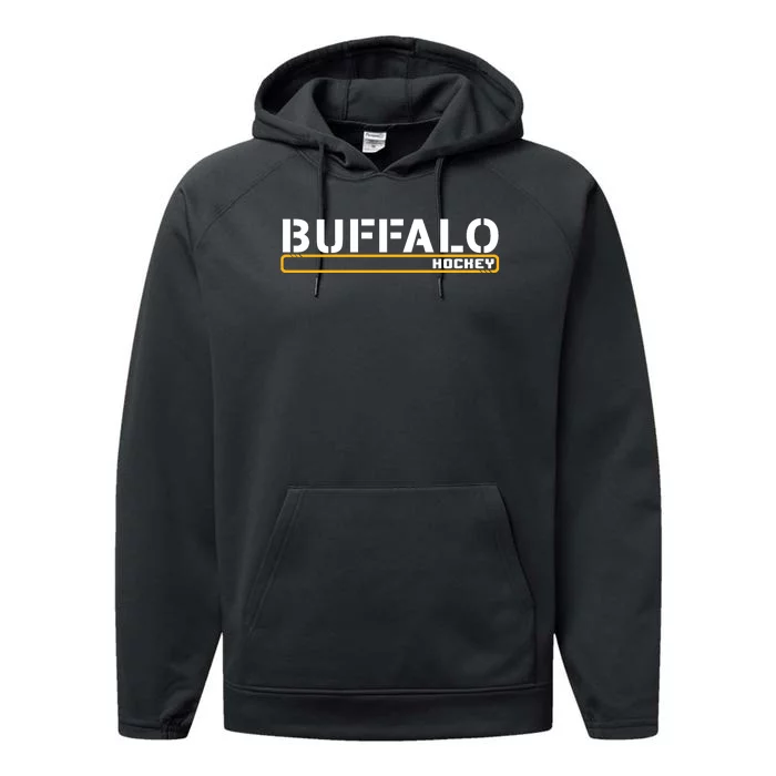 Buffalo Hockey | Off Ice Training Fan Gear Performance Fleece Hoodie