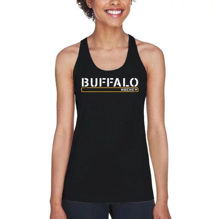 Buffalo Hockey Off Ice Training Fan Gear Women's Racerback Tank