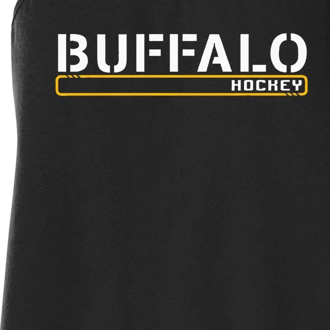 Buffalo Hockey Off Ice Training Fan Gear Women's Racerback Tank