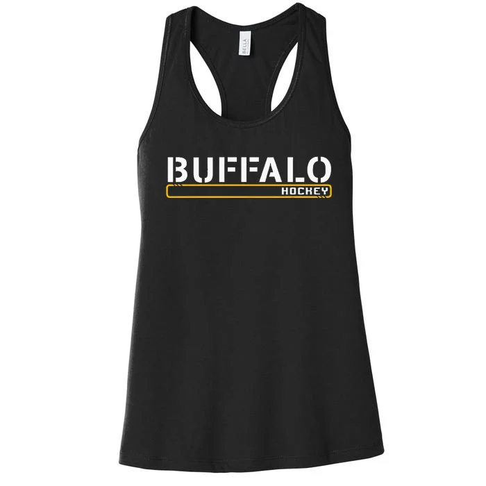 Buffalo Hockey Off Ice Training Fan Gear Women's Racerback Tank