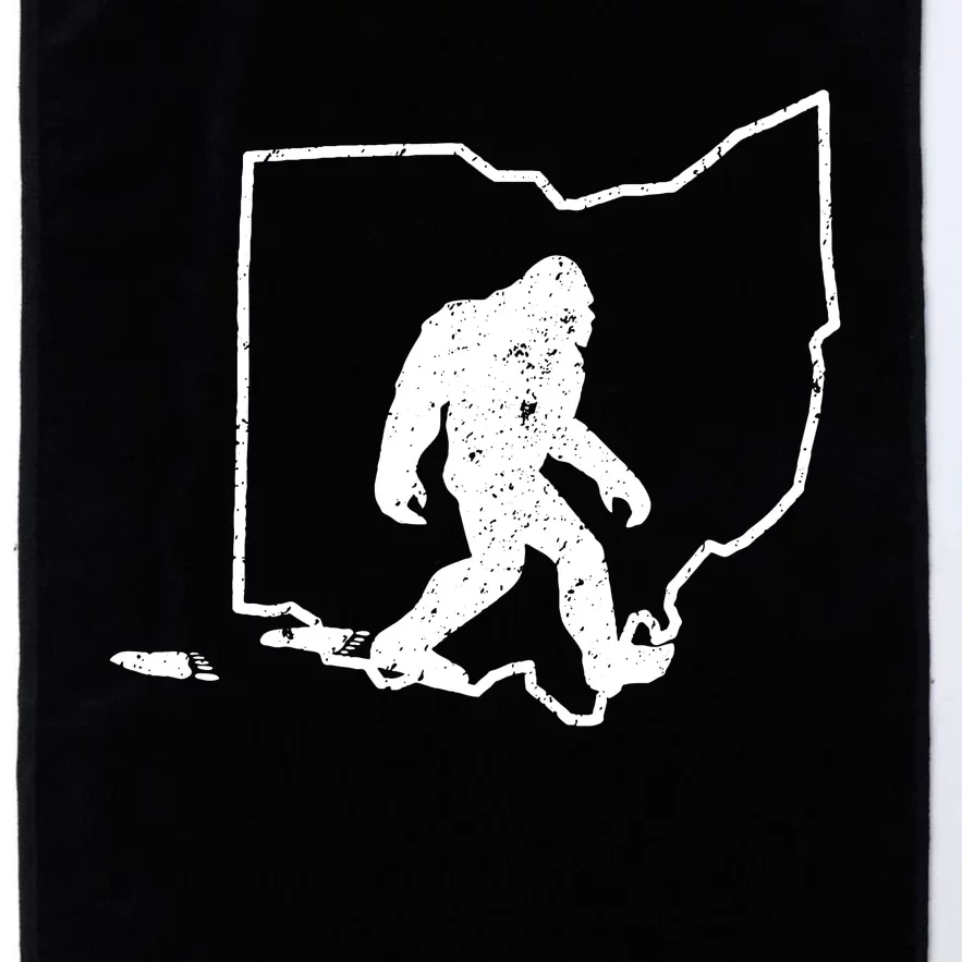 Bigfoot Hunter Ohio Retro Pride Platinum Collection Golf Towel