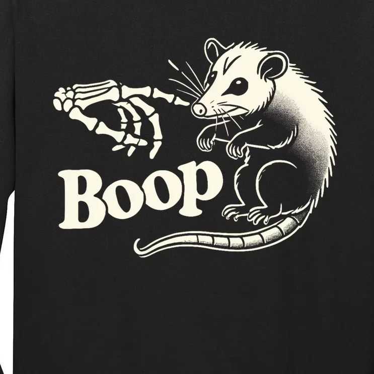 Boop Halloween Opposum Quirky And Cute Possum Tall Long Sleeve T-Shirt