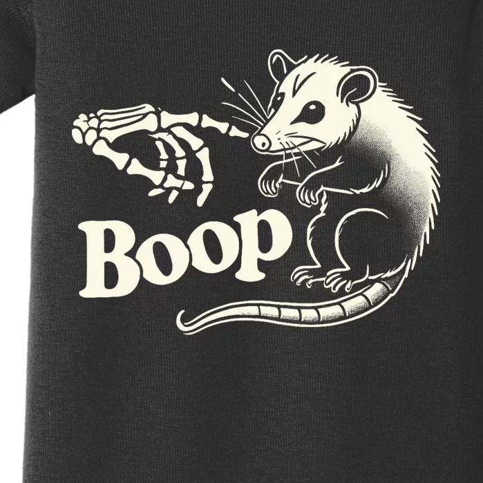 Boop Halloween Opposum Quirky And Cute Possum Baby Bodysuit