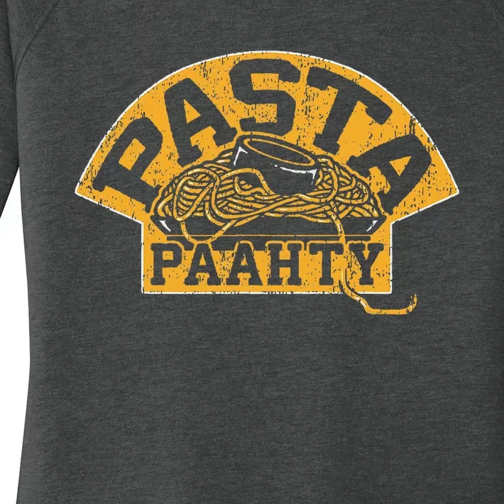 Boston Hockey Pasta Party Pasta Paahty Women's Perfect Tri Tunic Long Sleeve Shirt