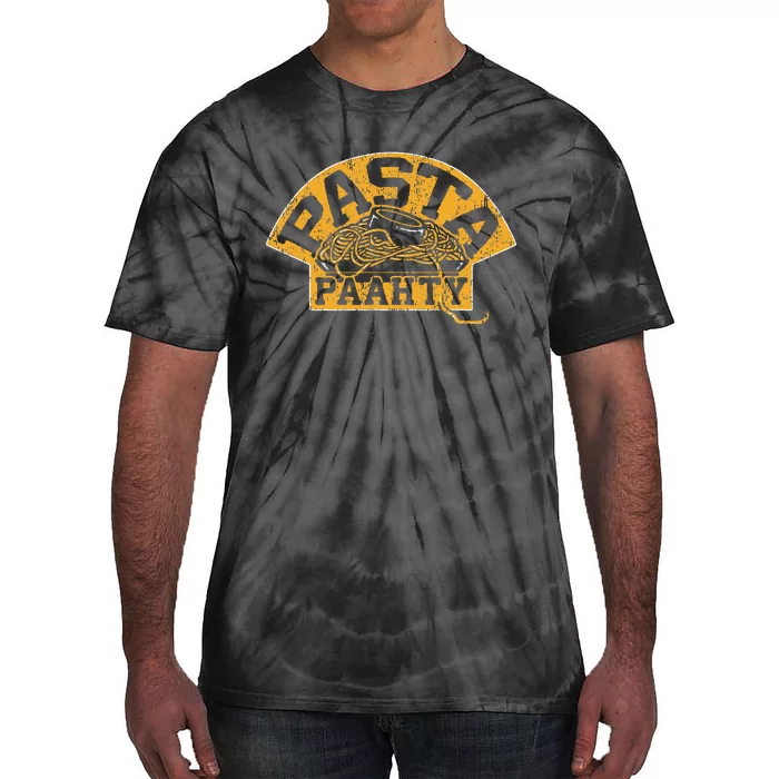 Boston Hockey Pasta Party Pasta Paahty Tie-Dye T-Shirt