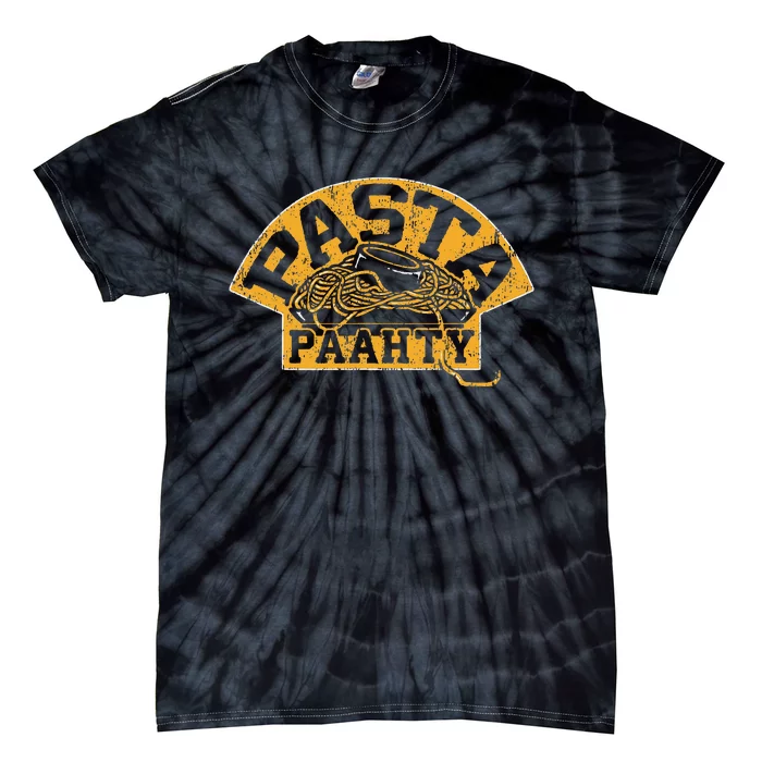 Boston Hockey Pasta Party Pasta Paahty Tie-Dye T-Shirt