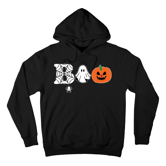 Boo Halloween Pumpkin Festive Hoodie