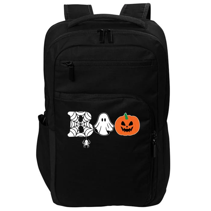 Boo Halloween Pumpkin Festive Impact Tech Backpack