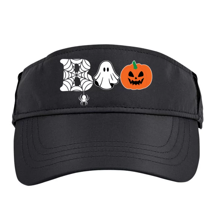 Boo Halloween Pumpkin Festive Adult Drive Performance Visor