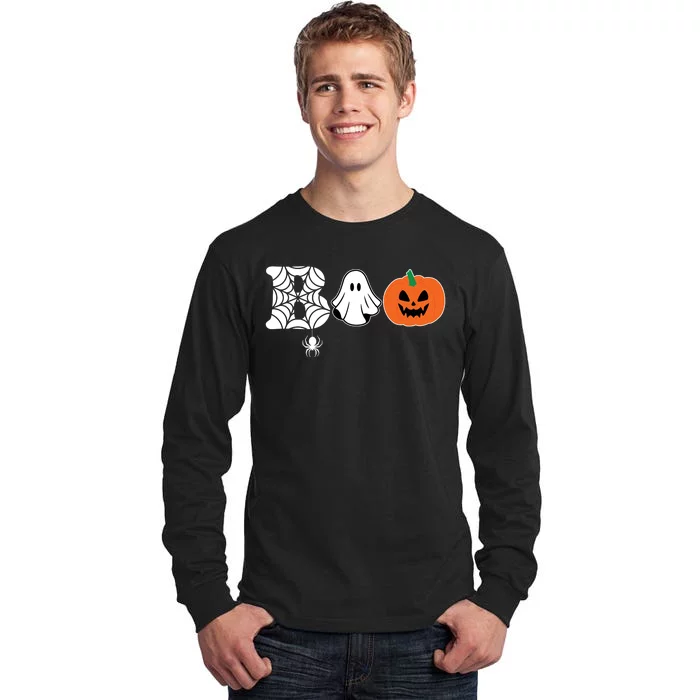 Boo Halloween Pumpkin Festive Tall Long Sleeve T-Shirt