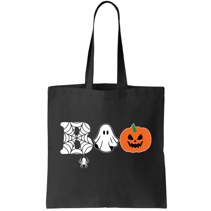 Boo Halloween Pumpkin Festive Tote Bag