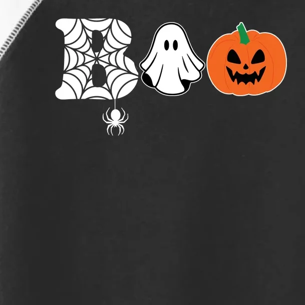 Boo Halloween Pumpkin Festive Toddler Fine Jersey T-Shirt