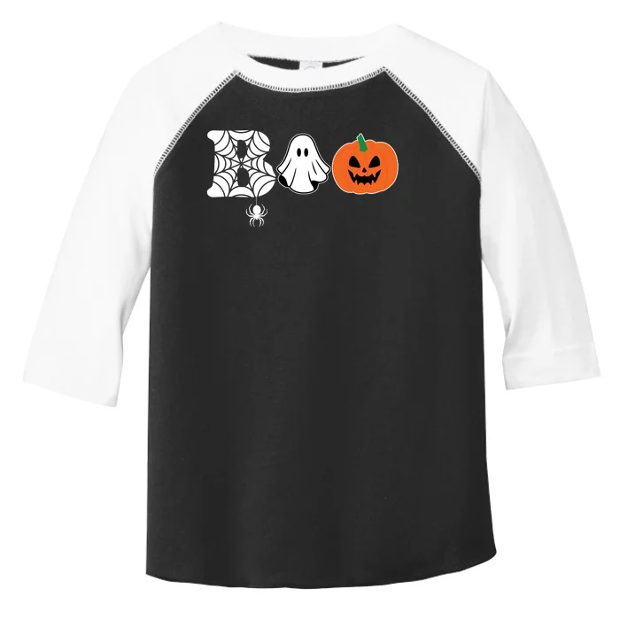 Boo Halloween Pumpkin Festive Toddler Fine Jersey T-Shirt