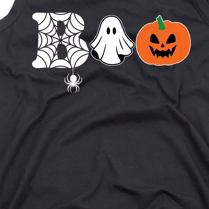 Boo Halloween Pumpkin Festive Tank Top