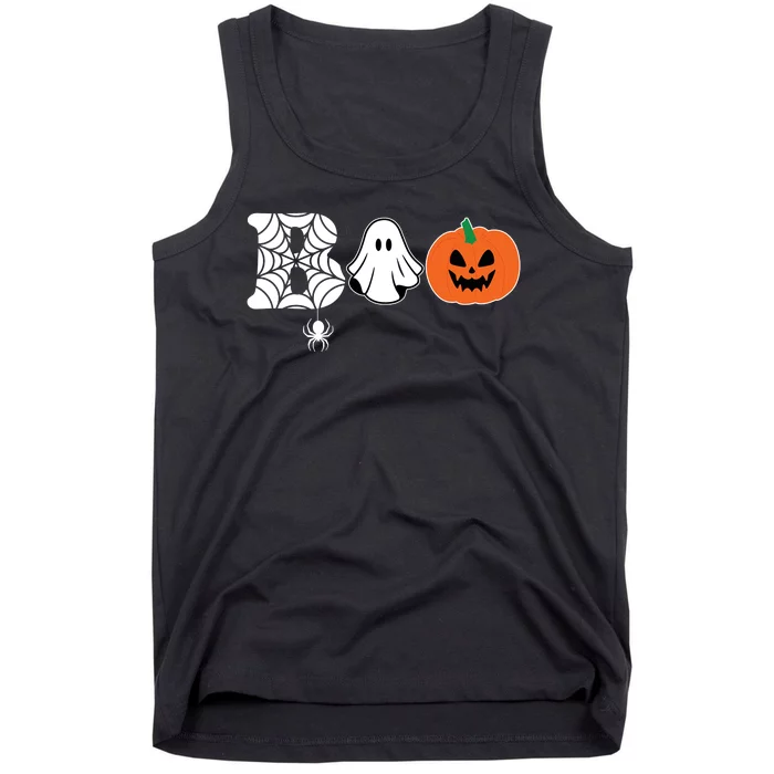 Boo Halloween Pumpkin Festive Tank Top