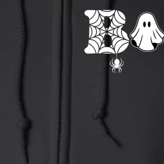 Boo Halloween Pumpkin Festive Full Zip Hoodie