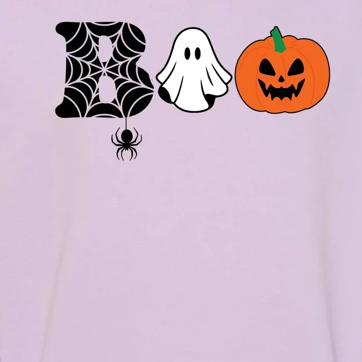 Boo Halloween Pumpkin Festive Garment-Dyed Sweatshirt