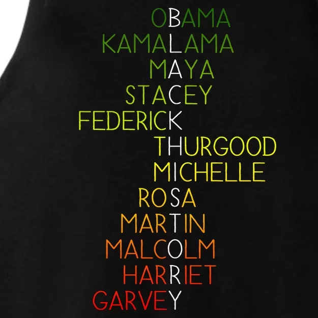 Black History Pride Month Ladies Tri-Blend Wicking Tank