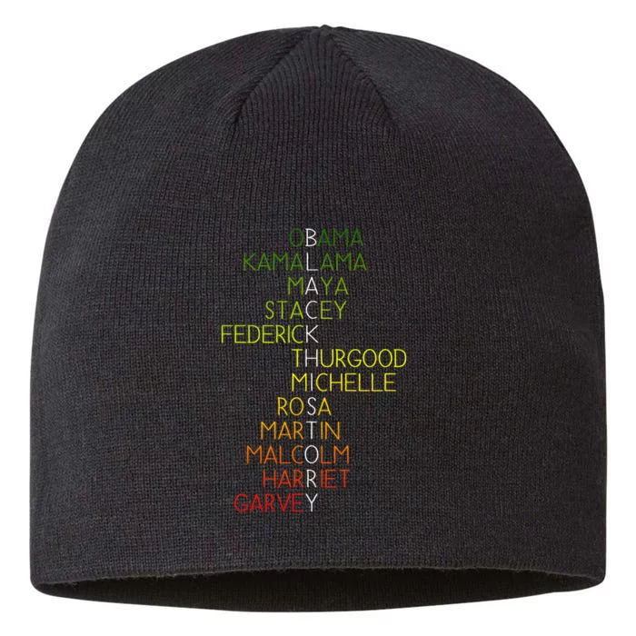 Black History Pride Month 8 1/2in Sustainable Knit Beanie