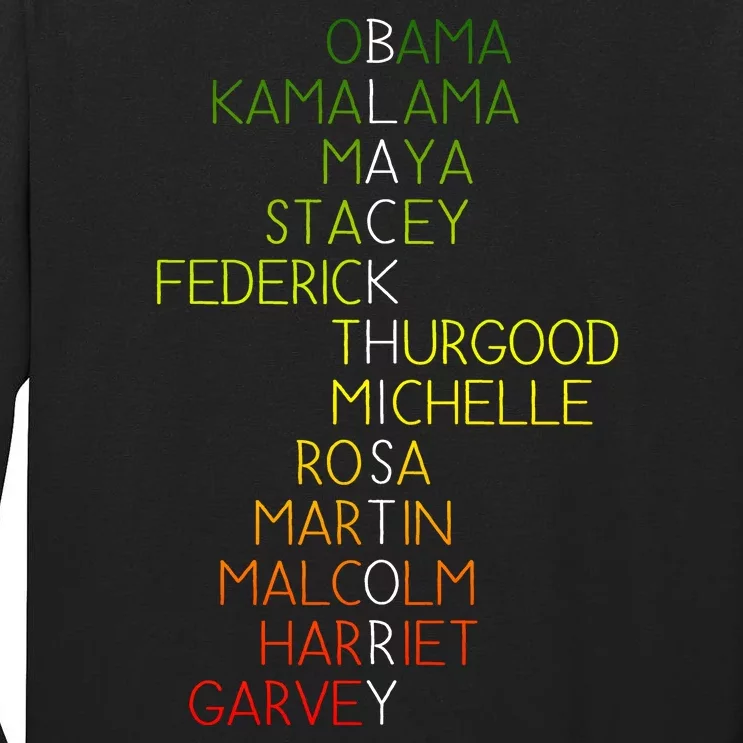 Black History Pride Month Tall Long Sleeve T-Shirt