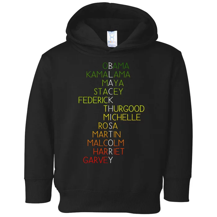 Black History Pride Month Toddler Hoodie