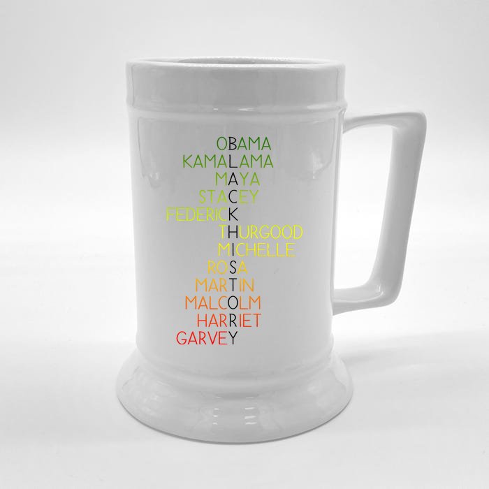 Black History Pride Month Front & Back Beer Stein