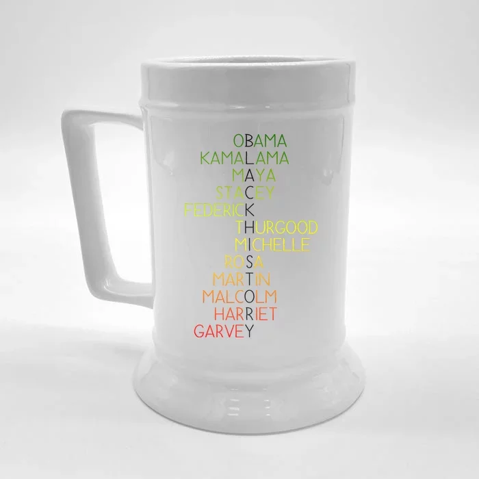 Black History Pride Month Front & Back Beer Stein