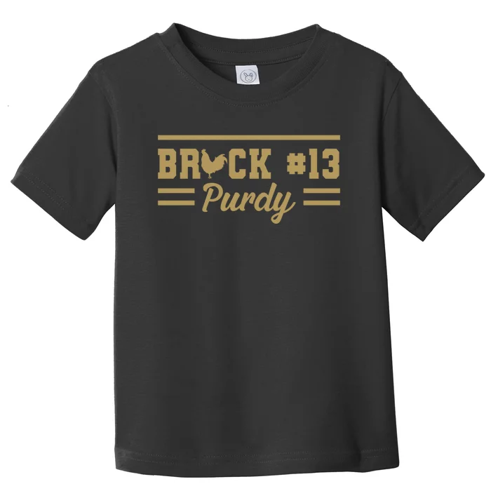 Brock Hard Purdy San Francisco Down 'N Purdy Mr Irrelevant 262 Toddler T-Shirt