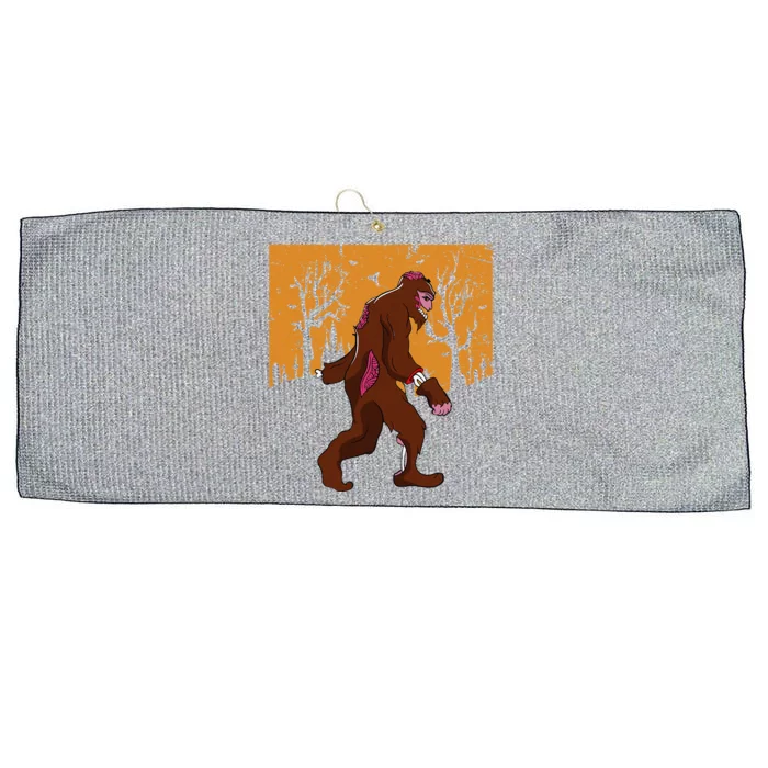 Bigfoot Halloween Pajamas Halloween Bigfoot Costume Gift Cute Large Microfiber Waffle Golf Towel