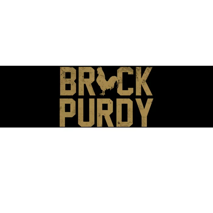 Brock Hard Purdy Good Mr Irrelevant 262 San Francisco Bumper Sticker