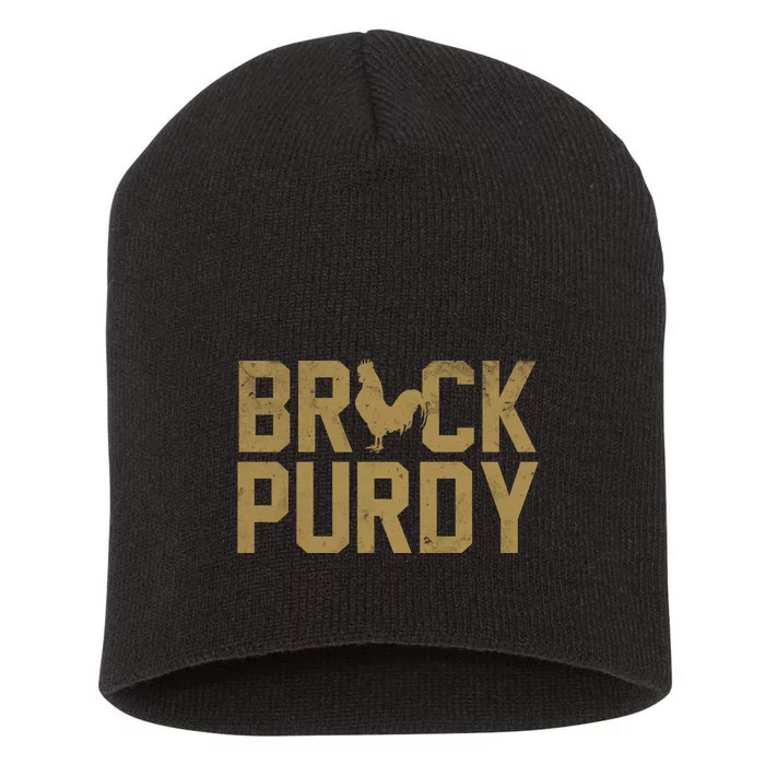 Brock Hard Purdy Good Mr Irrelevant 262 San Francisco Short Acrylic Beanie