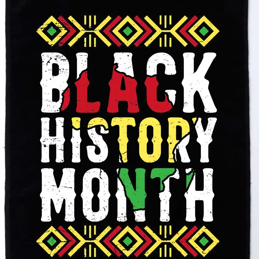 Black History Period Black Pride Black History Month Platinum Collection Golf Towel