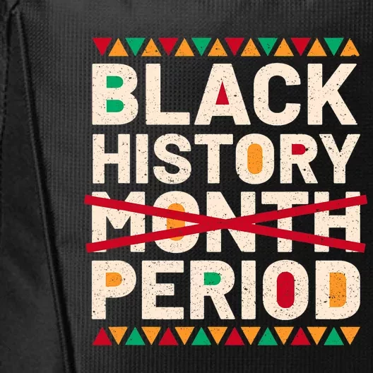 Black History Period Black Pride Retro Black History Month City Backpack