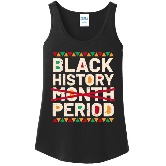 Black History Period Black Pride Retro Black History Month Ladies Essential Tank