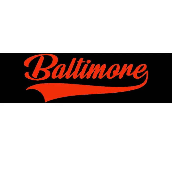 Baltimore Hometown Pride Md Throwback Design Classic Bumper Sticker