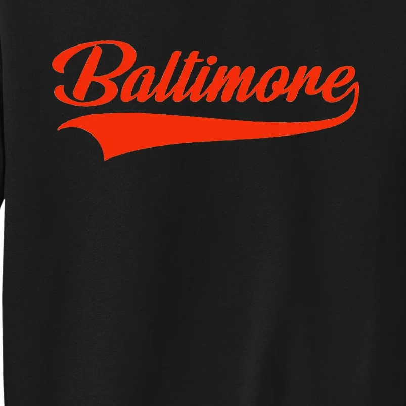 Baltimore Hometown Pride Md Throwback Design Classic Tall Sweatshirt